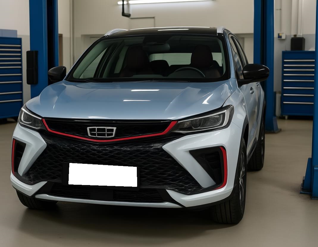 geely coolray в автосервисе