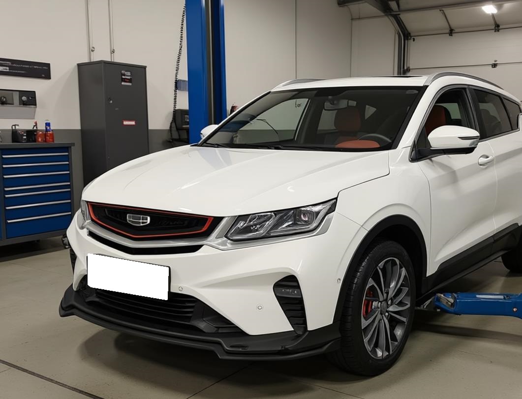 geely coolray в автосервисе