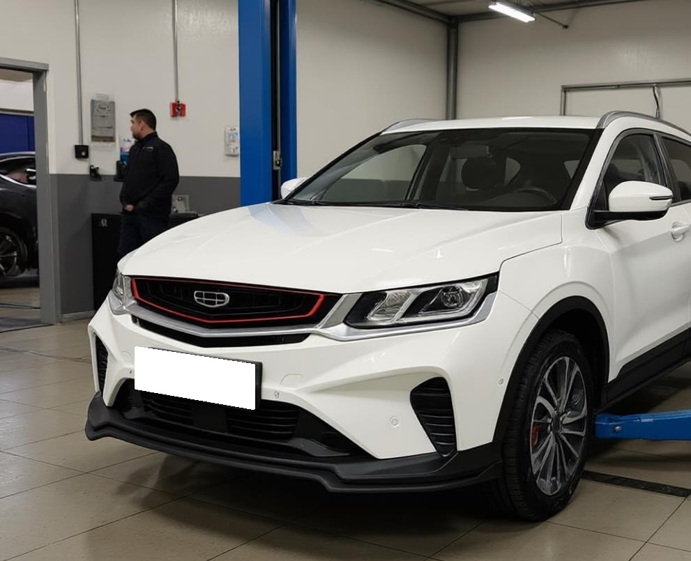 geely coolrey в автосервисе