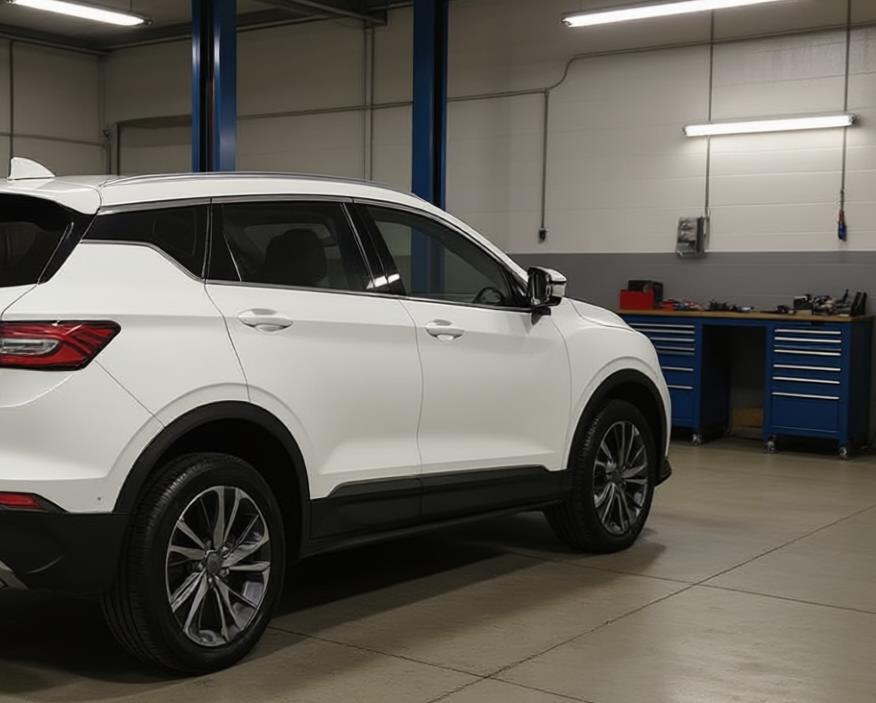 geely coolrey в автосервисе