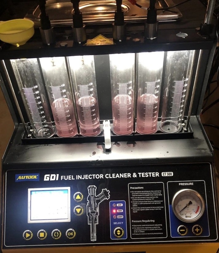 Промывка инжектора Geely Monjaro