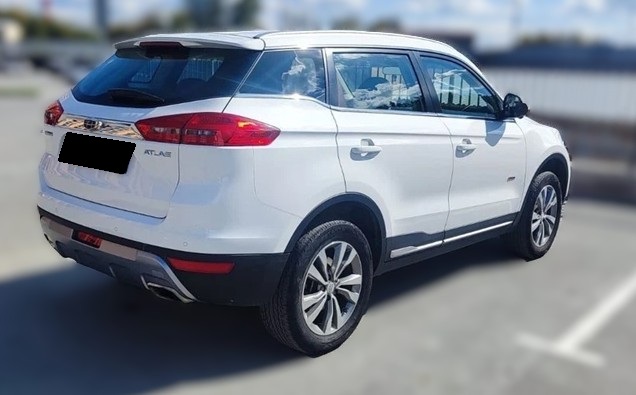 Geely Atlas после ремонта рулевой рейки в автотехцентре