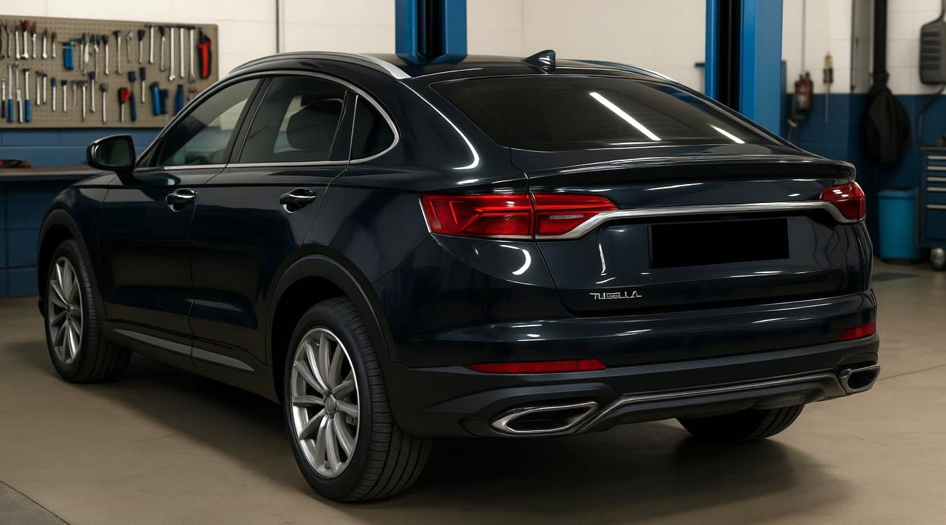 Geely Tugella в автосервисе