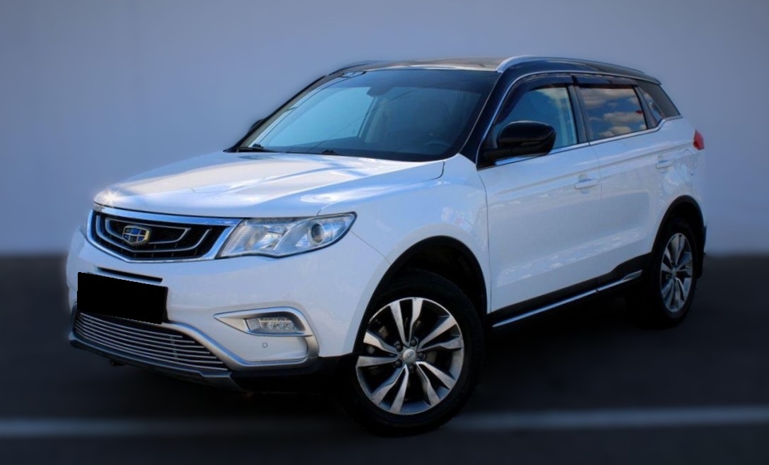 Geely Atlas после замены салонного фильтра в автотехцентре