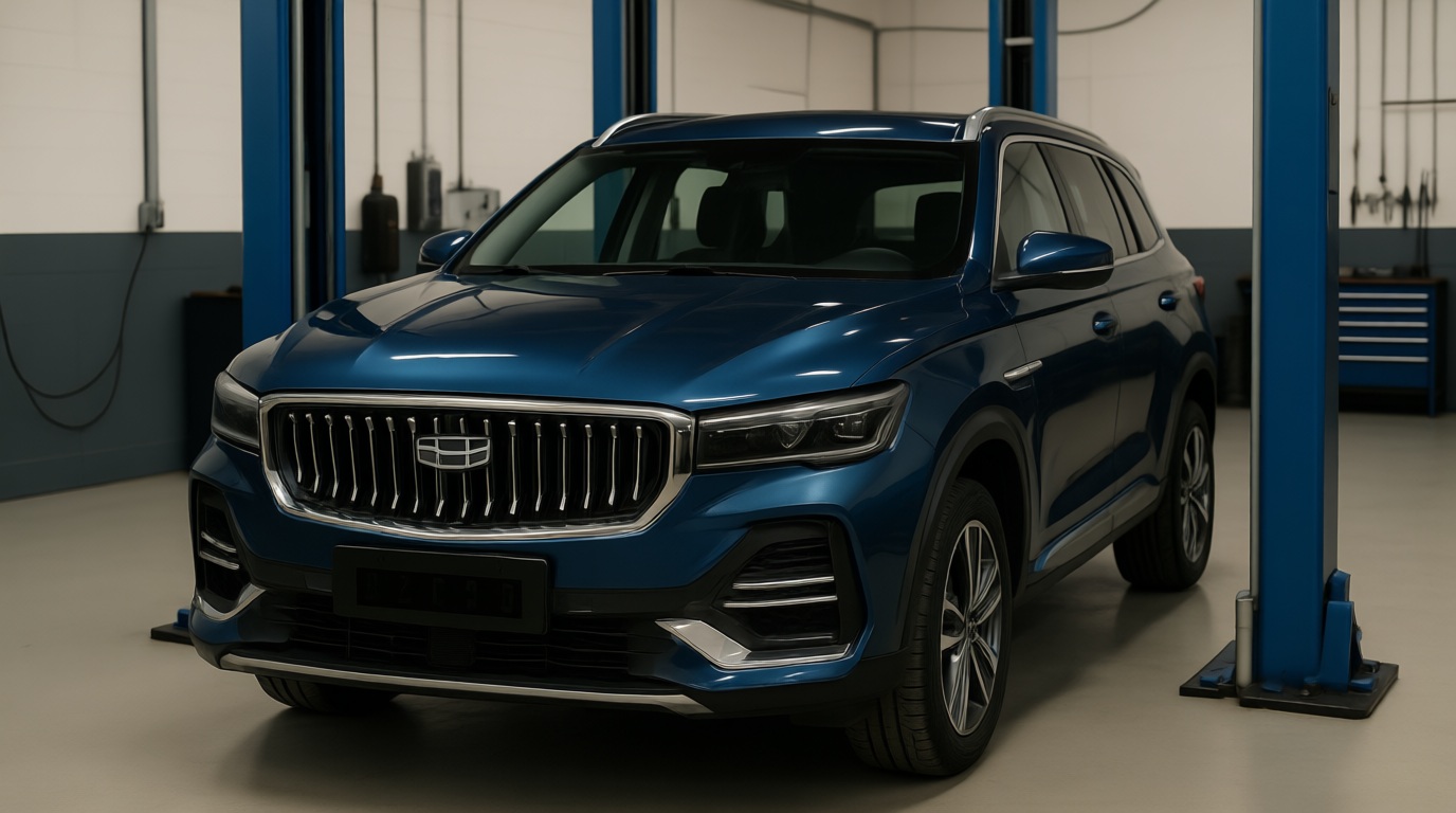 Geely Monjaro после замены салонного фильтра в автотехцентре