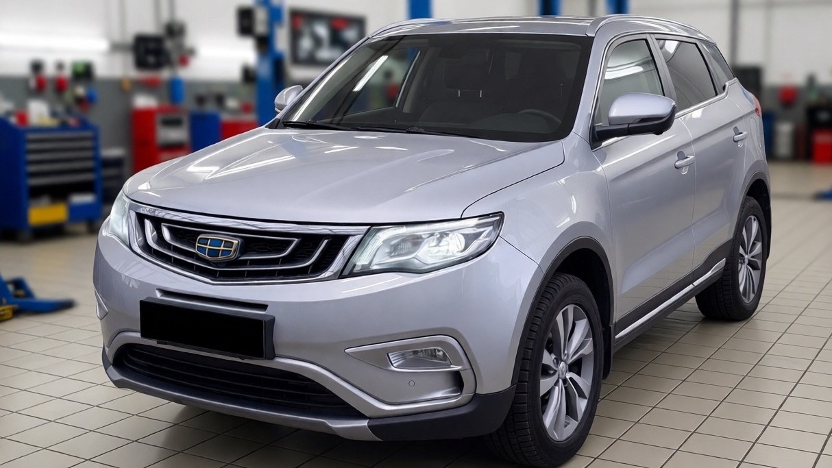Geely Atlas после замены масла АКПП