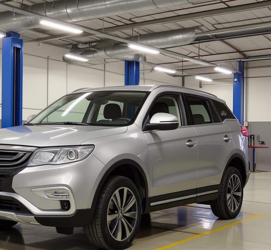 geely atlas в автосервисе