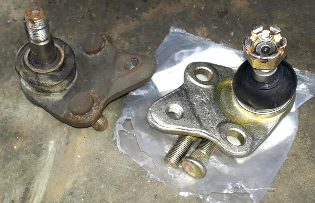 новая и старая шаровые опоры